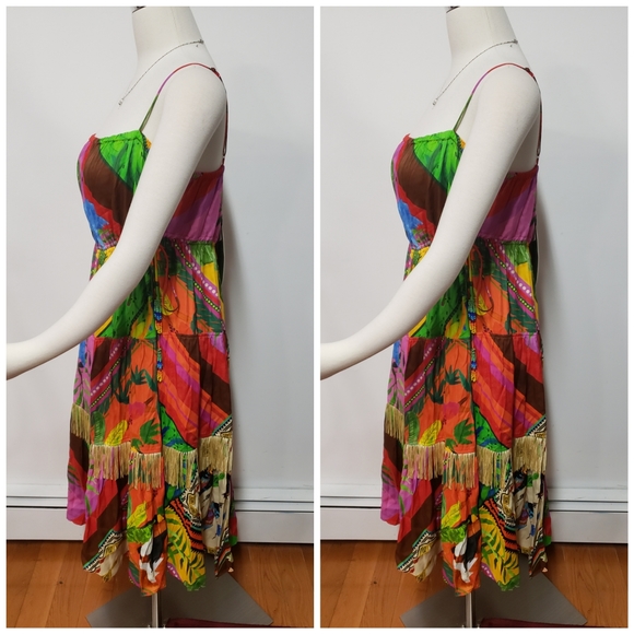 Anthropologie ×Farm Rio Palila Fringed Midi - Picture 9 of 13